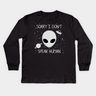 Alien Kids Long Sleeve T-Shirt